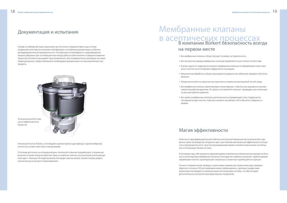 BURKERT для фармацевтической промышленности 9