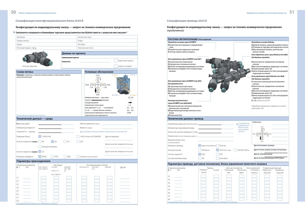 BURKERT для фармацевтической промышленности 25
