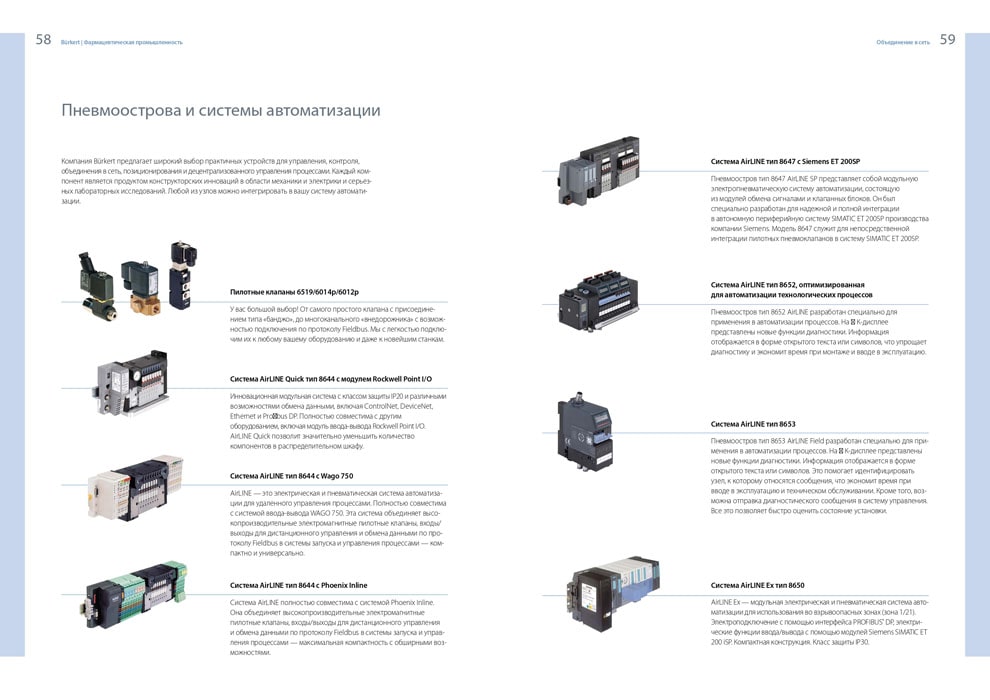 BURKERT для фармацевтической промышленности 29