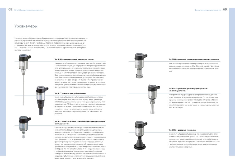 BURKERT для фармацевтической промышленности 34
