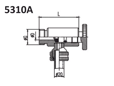 Верхний кран для уровнемера 5310A